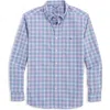 Vineyard Vines Binnacle Plaid Featherweight Performance Button-down Shirt In Blue