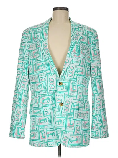 Pre-owned Vineyard Vines Blazer Jacket In Teal