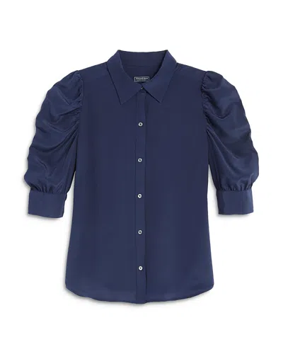 Vineyard Vines Blouse In Nautical Navy