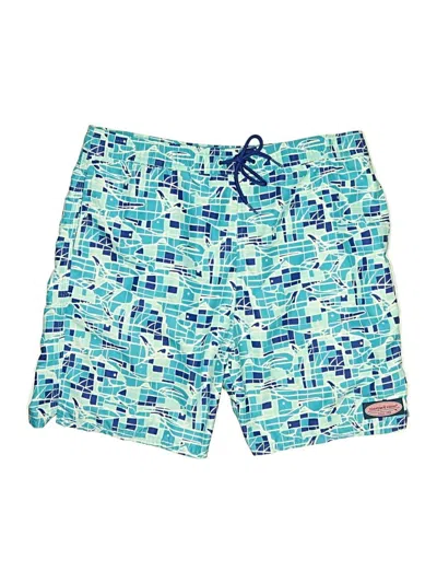 Pre-owned Vineyard Vines Kids' Board Shorts In Blue