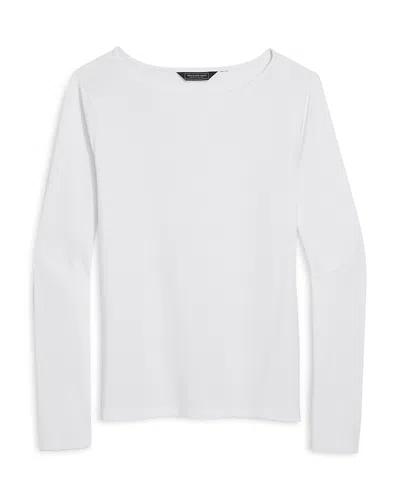 Vineyard Vines Boat Neck Tee In White