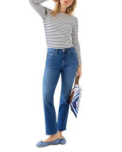 Vineyard Vines Boat Neck Tee In White