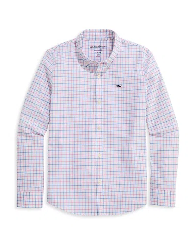 Vineyard Vines Boys' Bahama Breeze Shirt - Little Kid, Big Kid In Blue