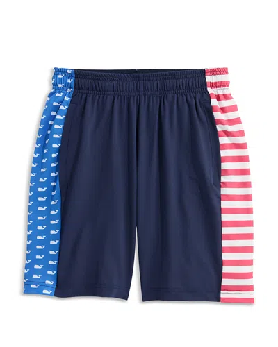 Vineyard Vines Boys' Colorblocked Lacrosse Shorts - Big Kid In Sailor