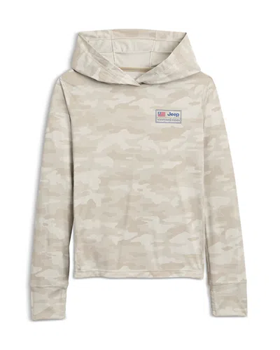 Vineyard Vines Boys' Jeep Sun Tech Hoodie Tee - Little Kid, Big Kid In Multi