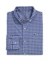 Vineyard Vines Boys' On-the-go Brrr Gingham Button Down Shirt - Little Kid, Big Kid In Blue Bay