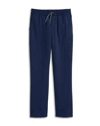 Vineyard Vines Kids' On-the-go Stretch Cotton Pants In Blue
