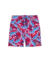 Vineyard Vines Boys' Printed Chappy Swim Trunks - Little Kid, Big Kid In Red
