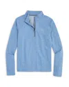 Vineyard Vines Kids' Sankaty Quarter Zip Performance Pullover In Blue