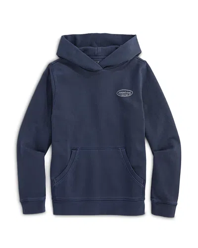 Vineyard Vines Boys' Surf Terry Graphic Hoodie - Big Kid In Blue