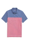 Vineyard Vines Bradley Stripe Sankaty Performance Polo