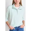 Vineyard Vines Calmwater Quarter Zip Pullover In Blue