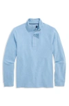 Vineyard Vines Calmwater Quarter Zip Pullover In Blue