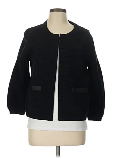 Pre-owned Vineyard Vines Cardigan Sweater In Black