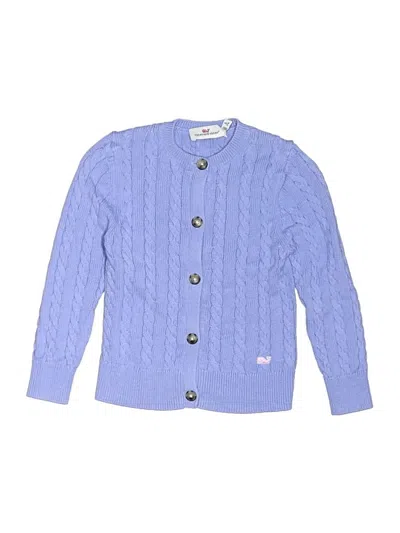 Pre-owned Vineyard Vines Kids' Cardigan Sweater In Blue