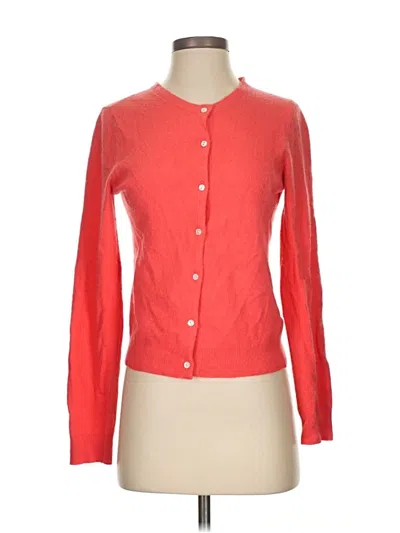 Pre-owned Vineyard Vines Cardigan Sweater In Orange