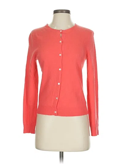 Pre-owned Vineyard Vines Cardigan Sweater In Orange