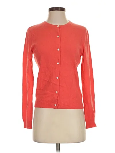 Pre-owned Vineyard Vines Cardigan Sweater In Orange