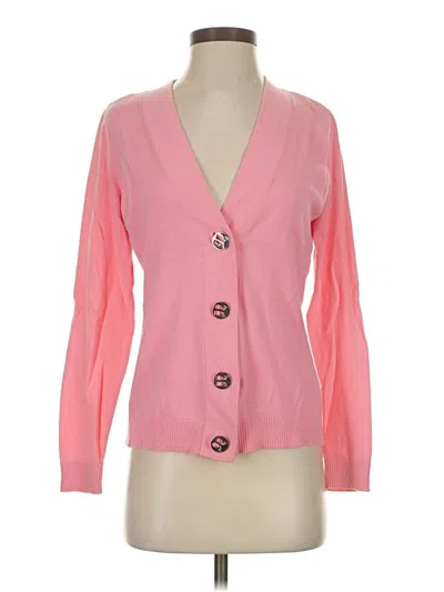 Pre-owned Vineyard Vines Cardigan Sweater In Pink