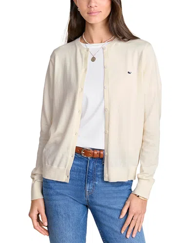Vineyard Vines Cardigan Sweater In White