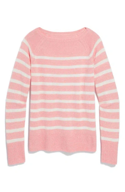 Vineyard Vines Cashmere & Linen Boat Neck Jumper In Cayman