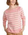 Vineyard Vines Cashmere & Linen Boat Neck Sweater In Cayman