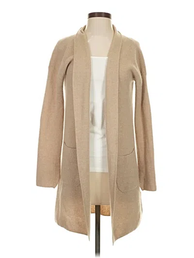 Pre-owned Vineyard Vines Cashmere Cardigan Sweater In Tan