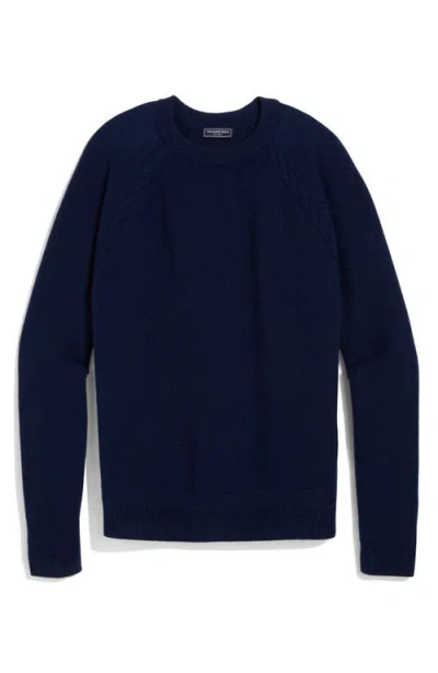 Vineyard Vines Cashmere Crewneck Sweater In Blue