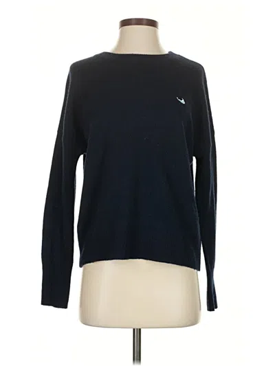 Pre-owned Vineyard Vines Cashmere Pullover Sweater In Black