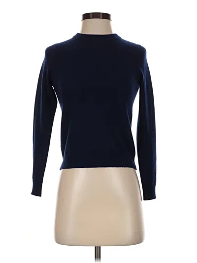 Pre-owned Vineyard Vines Cashmere Pullover Sweater In Blue