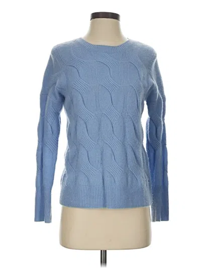Pre-owned Vineyard Vines Cashmere Pullover Sweater In Blue