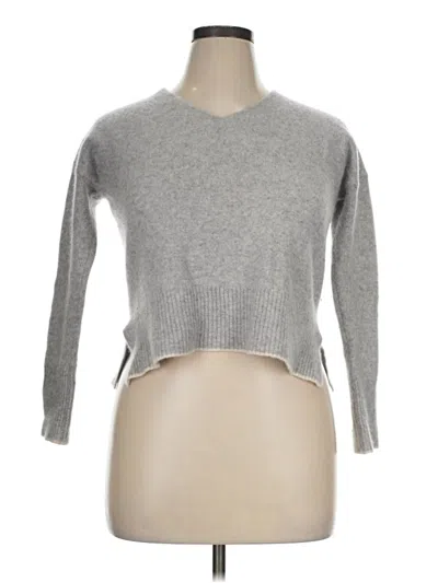 Pre-owned Vineyard Vines Cashmere Pullover Sweater In Gray