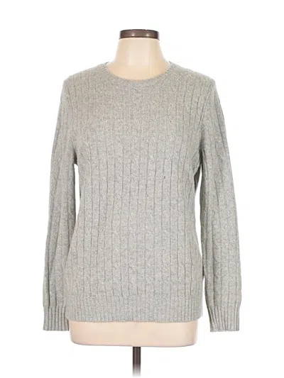 Pre-owned Vineyard Vines Cashmere Pullover Sweater In Gray