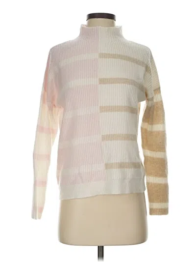 Pre-owned Vineyard Vines Cashmere Pullover Sweater In Ivory