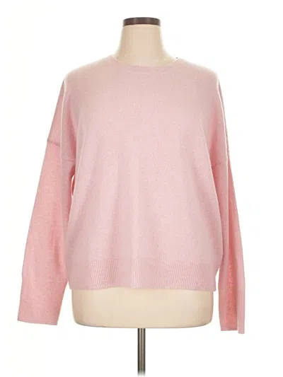 Pre-owned Vineyard Vines Cashmere Pullover Sweater In Pink