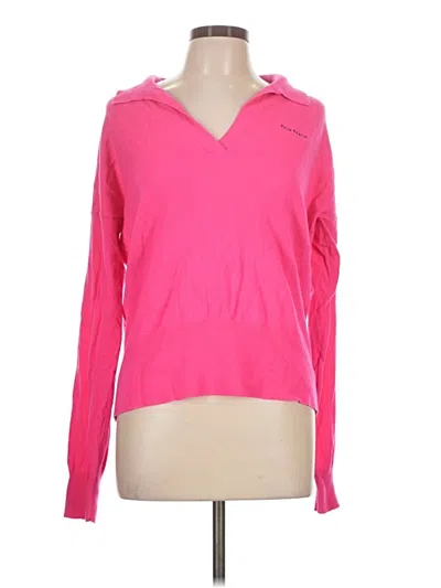 Pre-owned Vineyard Vines Cashmere Pullover Sweater In Pink