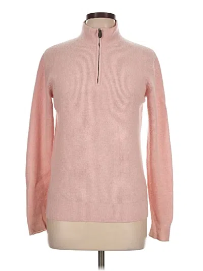 Pre-owned Vineyard Vines Cashmere Pullover Sweater In Pink