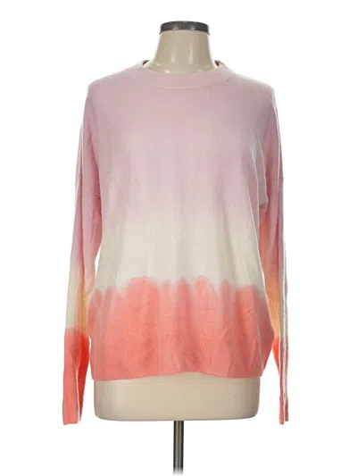 Pre-owned Vineyard Vines Cashmere Pullover Sweater In Pink