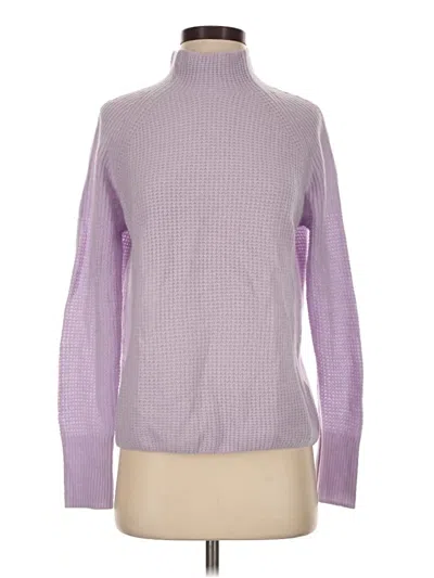 Pre-owned Vineyard Vines Cashmere Pullover Sweater In Purple
