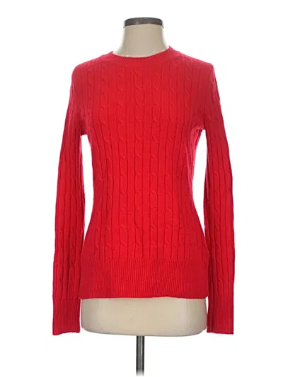 Pre-owned Vineyard Vines Cashmere Pullover Sweater In Red