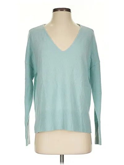 Pre-owned Vineyard Vines Cashmere Pullover Sweater In Teal