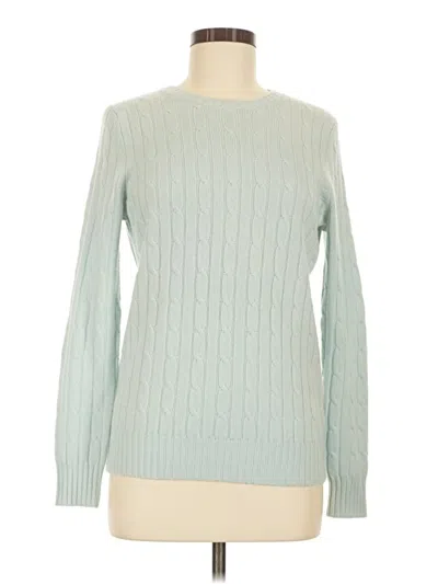 Pre-owned Vineyard Vines Cashmere Pullover Sweater In Teal
