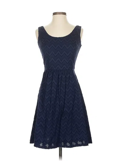 Pre-owned Vineyard Vines Casual Dress In Blue