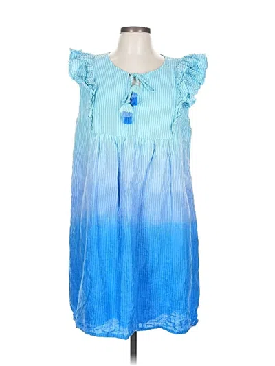 Pre-owned Vineyard Vines Casual Dress In Blue