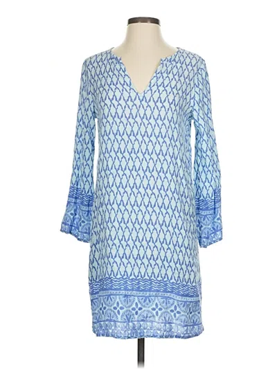 Pre-owned Vineyard Vines Casual Dress In Blue