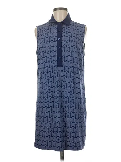 Pre-owned Vineyard Vines Casual Dress In Blue