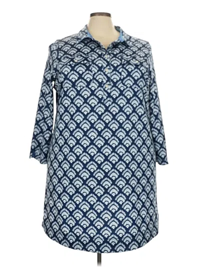 Pre-owned Vineyard Vines Casual Dress In Blue
