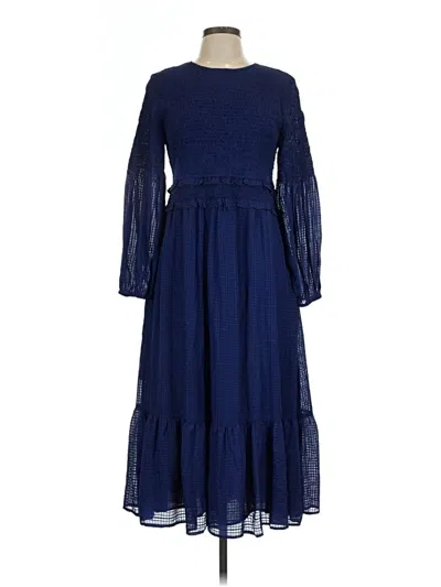Pre-owned Vineyard Vines Casual Dress In Blue