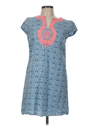 Pre-owned Vineyard Vines Casual Dress In Blue
