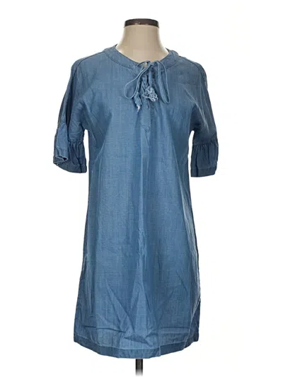 Pre-owned Vineyard Vines Casual Dress In Blue